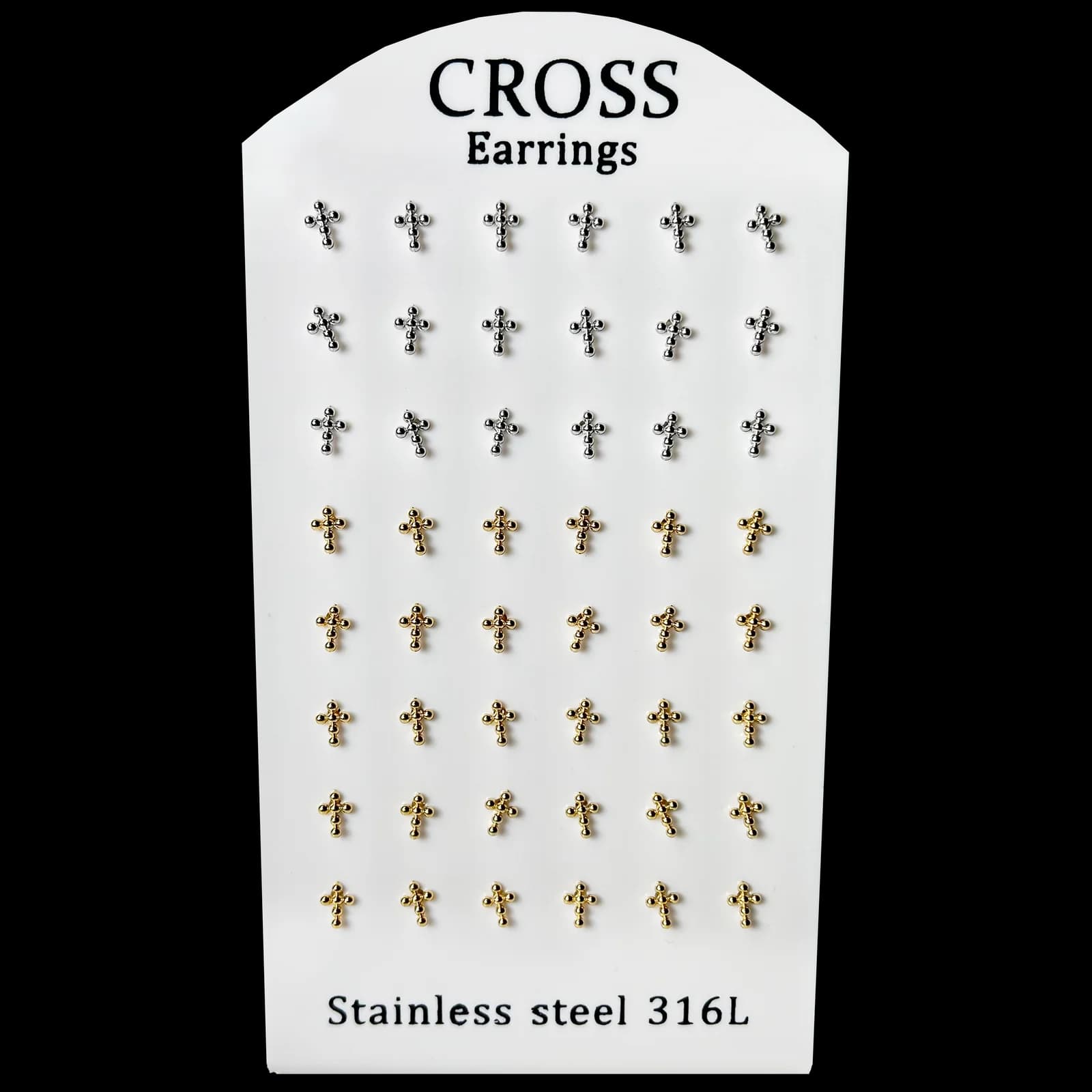 Cross Stud Earrings