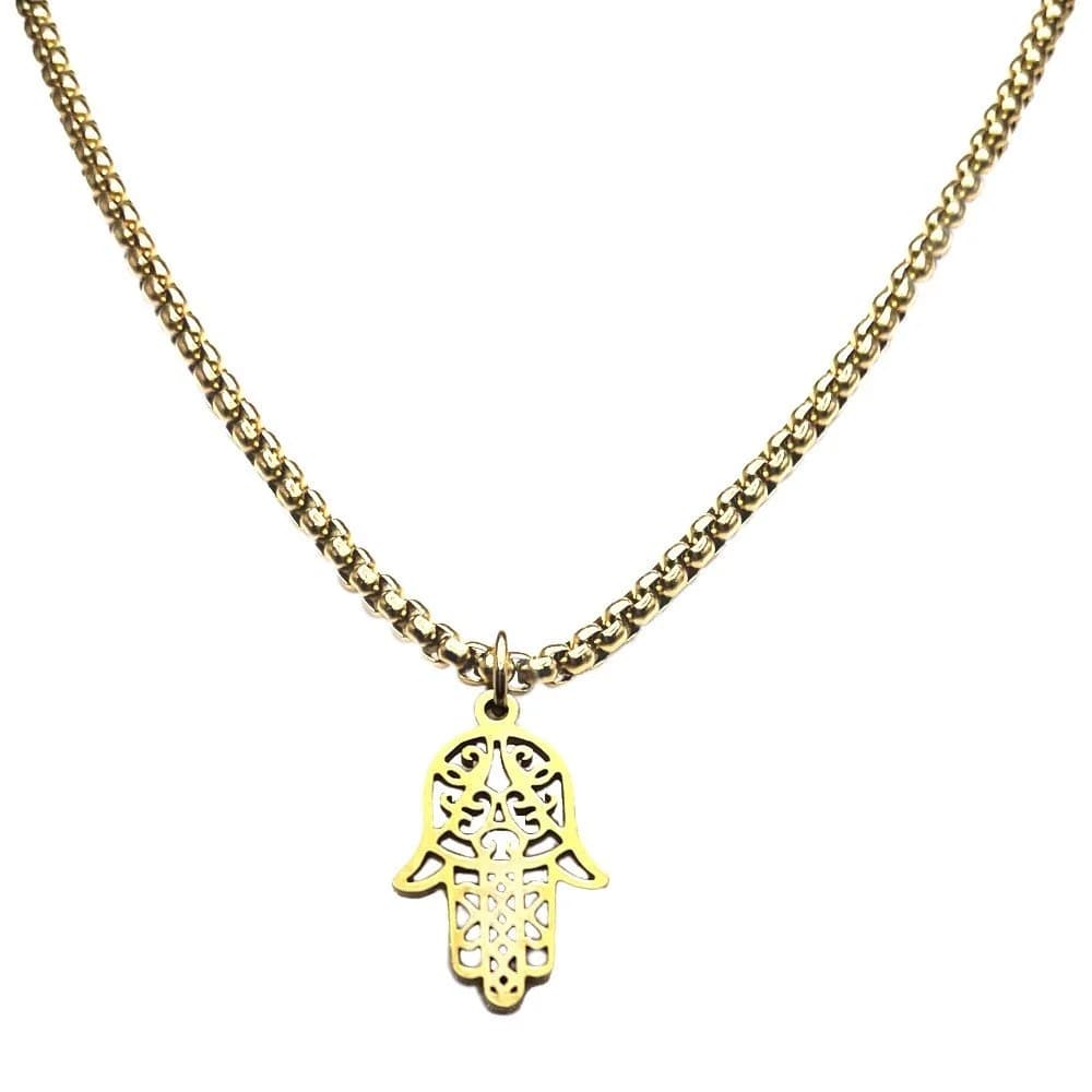 Necklace with Hamsa Pendant