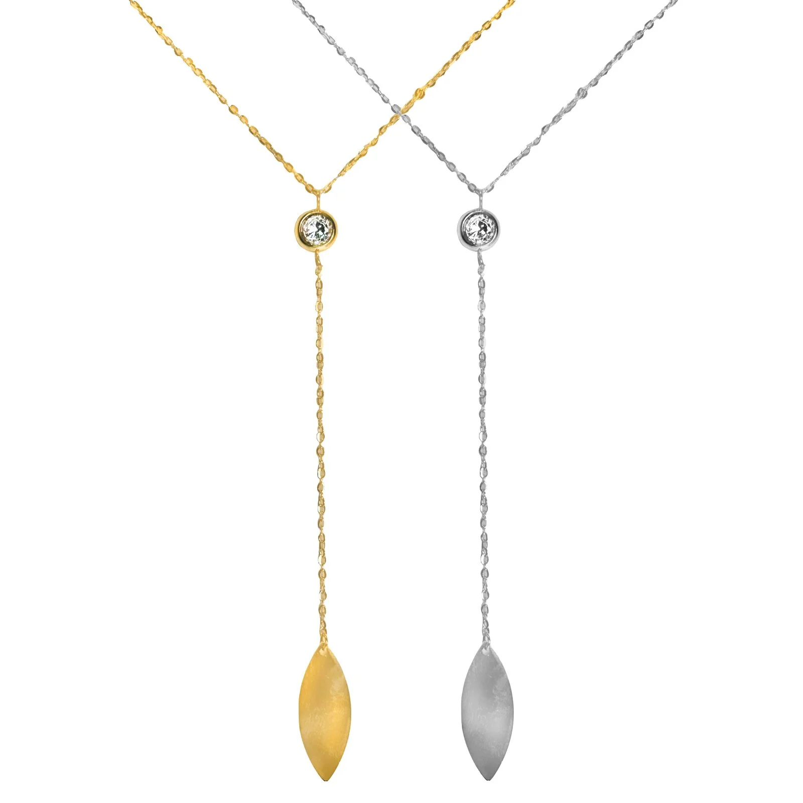 Lariat CZ Necklace