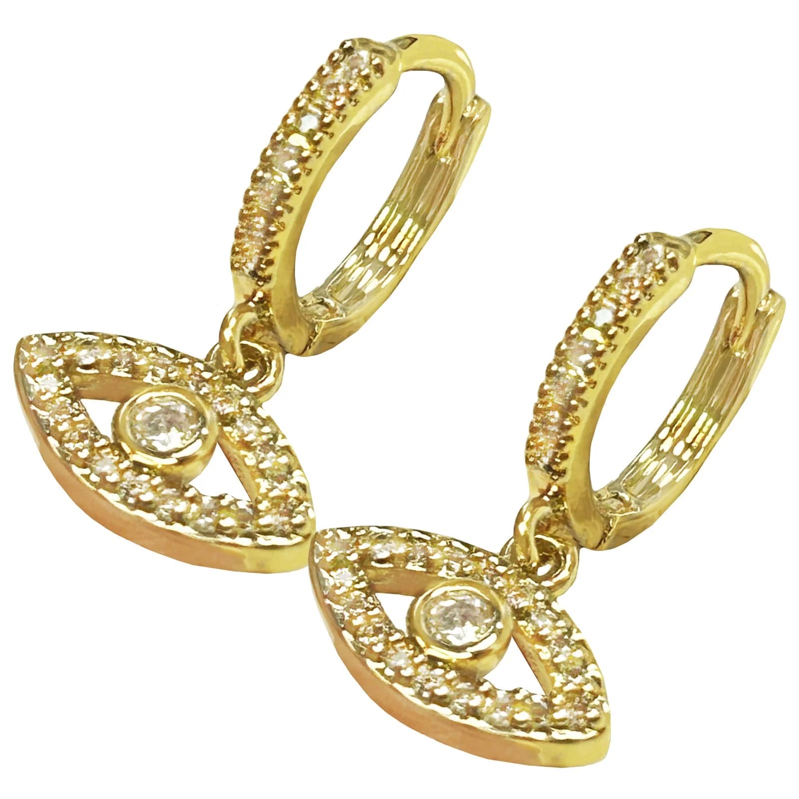 Evil Eye Hoop Earrings
