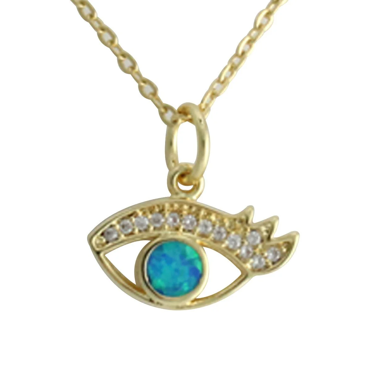 Evil Eye Holographic Necklace