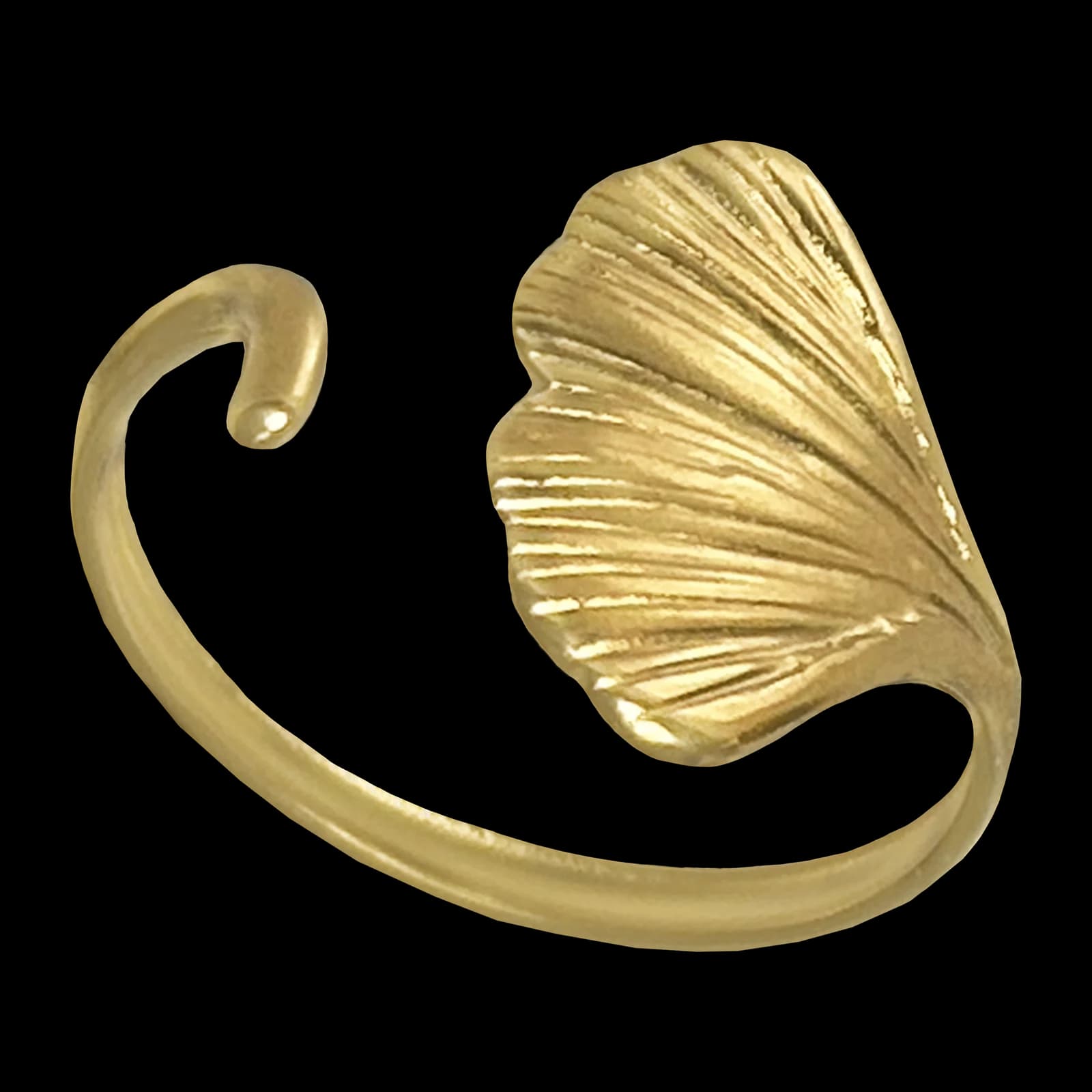 Adjustable Seashell Ring
