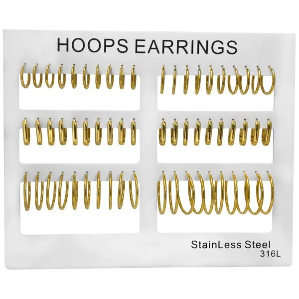 Gold Hoop Earrings