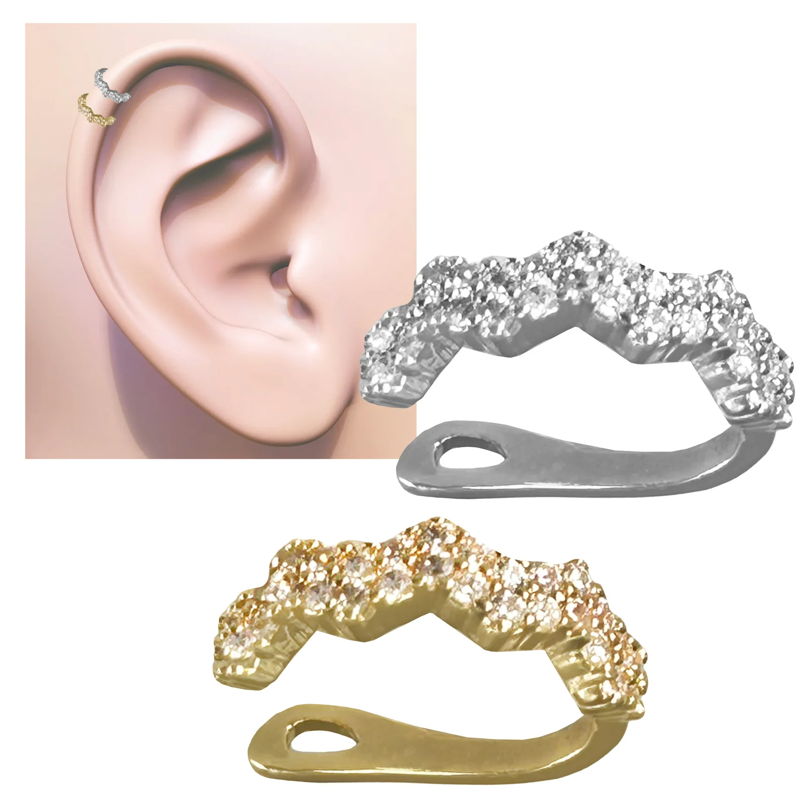 Zig-Zag Ear Cuff