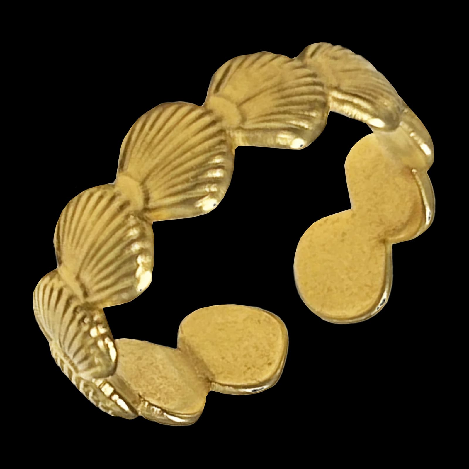 Adjustable Small Shells Ring