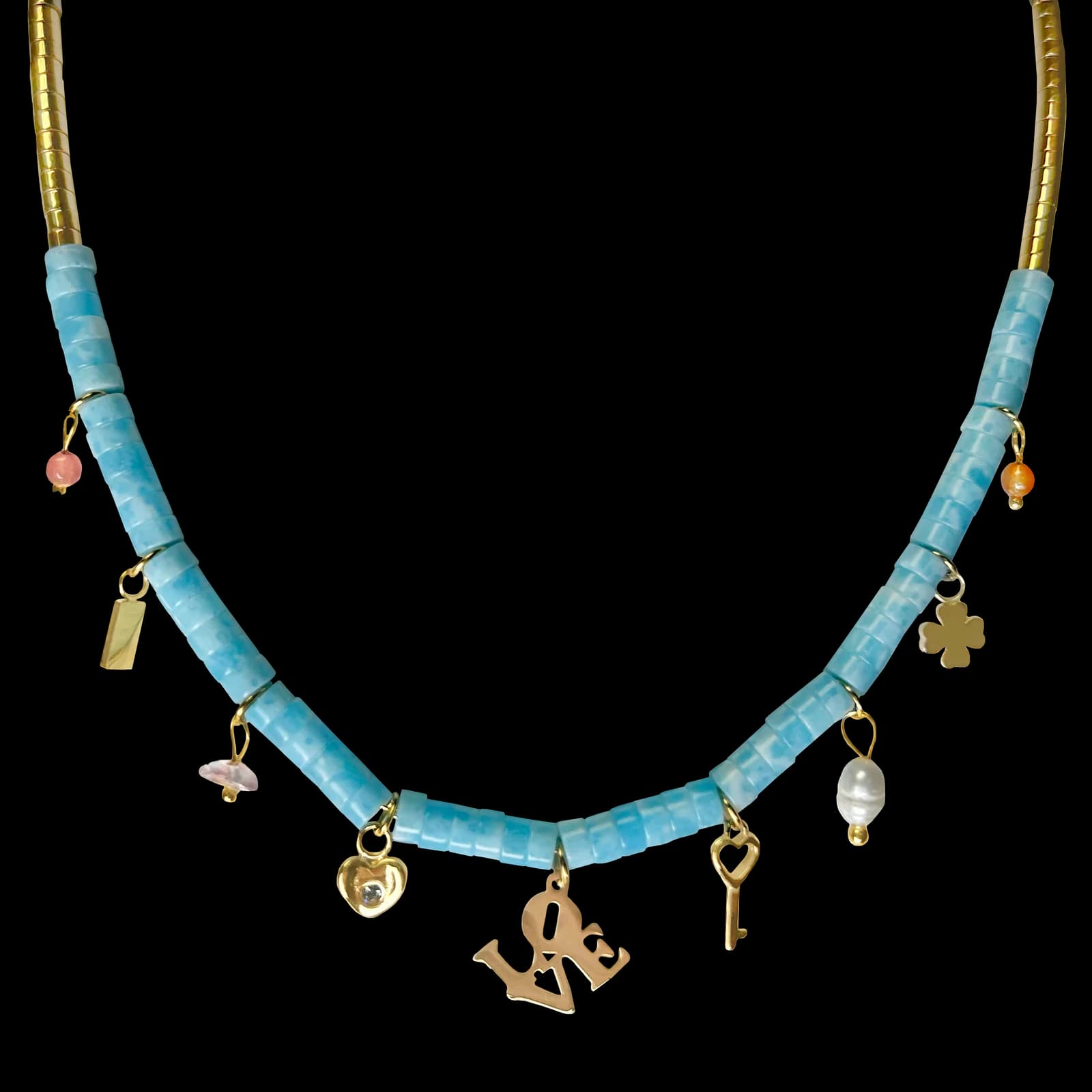Bead Charm Necklace 1