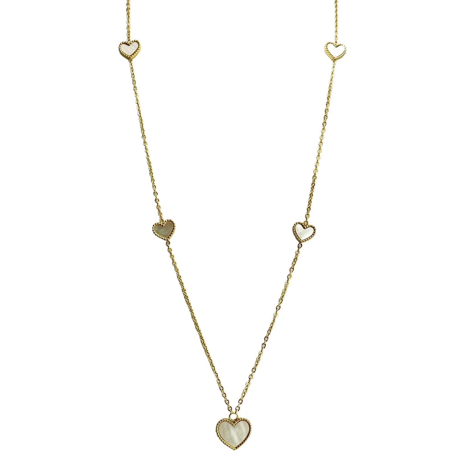 Heart Opal Necklace